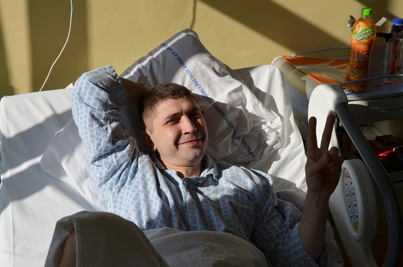 Ukraińcy powoli opuszczają szpital - fot. archiwum prw.pl