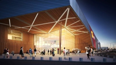 Nowe kino i galeria handlowa w Bielanach (WIZUALIZACJE)