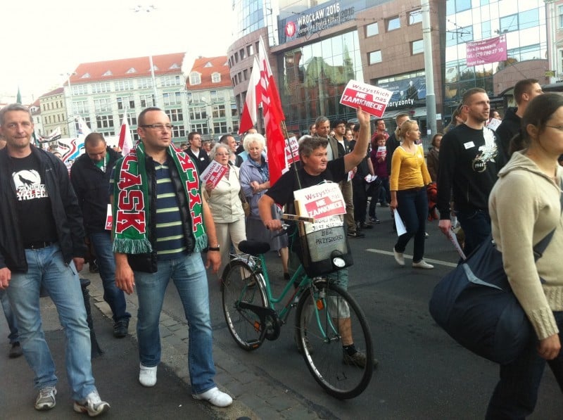 Zakłócili wykład prof. Baumana. Poparło ich blisko 1500 osób – fot: Elżbieta Osowicz