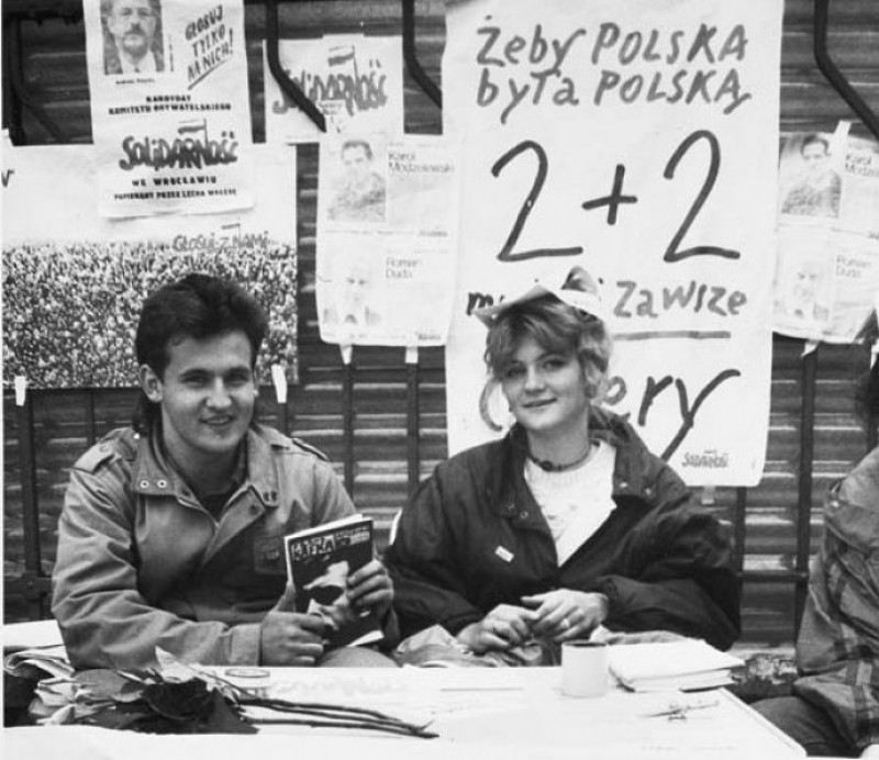To były piękne dni (REPORTAŻ) - Zdjęcie  z wystawy "Droga do wolności"/copyright: Ośrodek Pamięć i Przyszłość