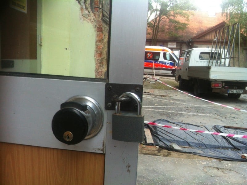 Człowiek umarł przed szpitalem, bo go nie wpuścili do środka – fot. Elżbieta Osowicz (Radio Wrocław)