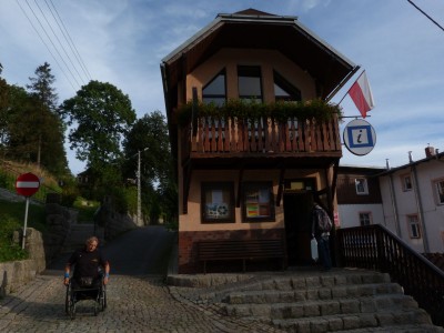 Na wózku wjechał na Halę Szrenicką (ZDJĘCIA) - 14