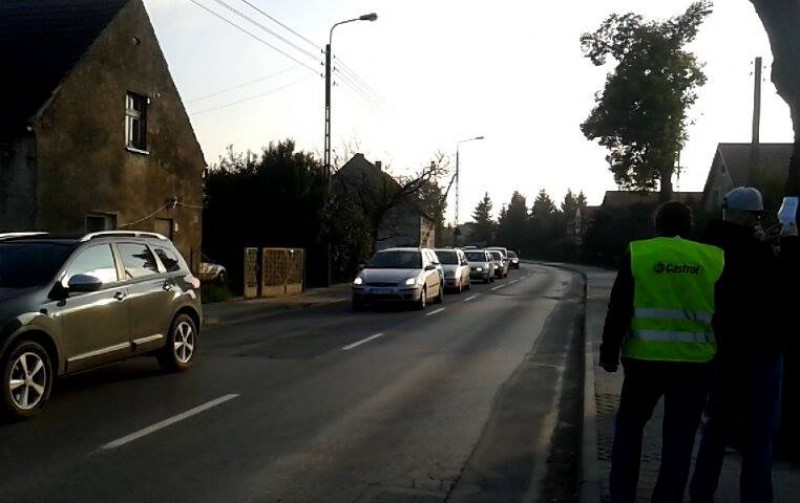 Protest w Świniarach. Żądają fotoradaru albo świateł