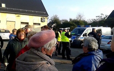 Protest w Świniarach. Żądają fotoradaru albo świateł - 6
