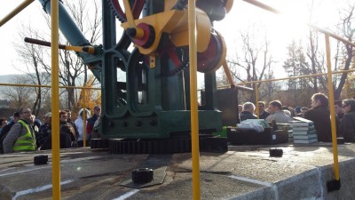 Kowary: Odsłonili zabytkowy dźwig i uruchomili drezynę (FOTO) - 5