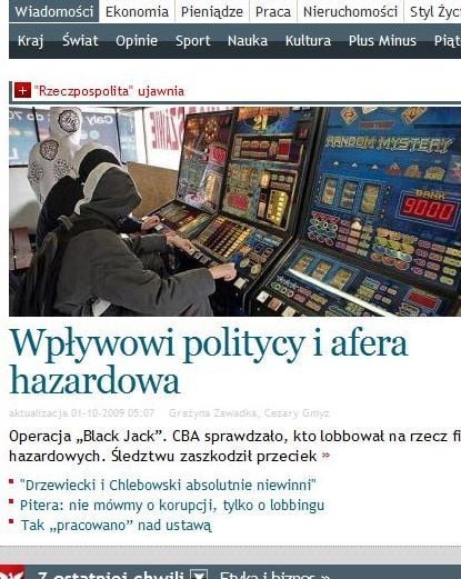 Chlebowski zamieszany w aferę hazardową? (Komentarze) - rp.pl