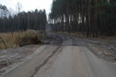 Burmistrz otworzył kawałek drogi. Ze wsi do lasu - 10