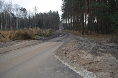Burmistrz otworzył kawałek drogi. Ze wsi do lasu - 12