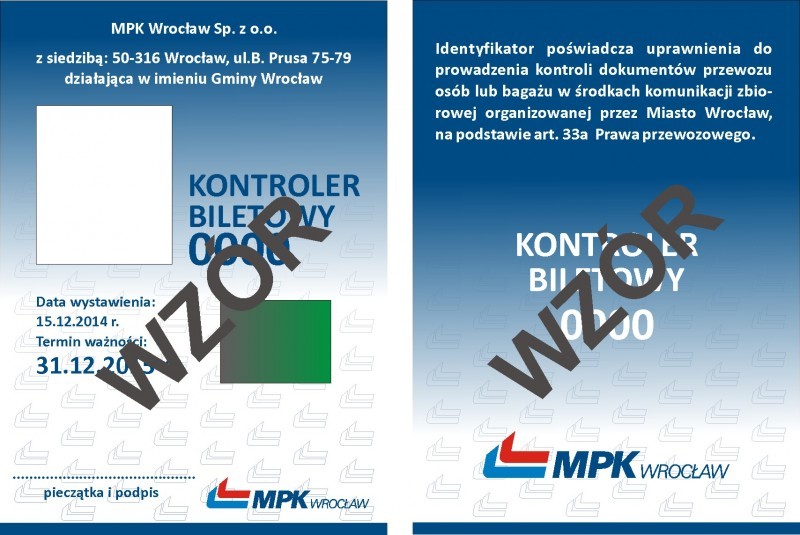 Wrocław: Kontrolerzy biletów MPK mają nowe legitymacje - 