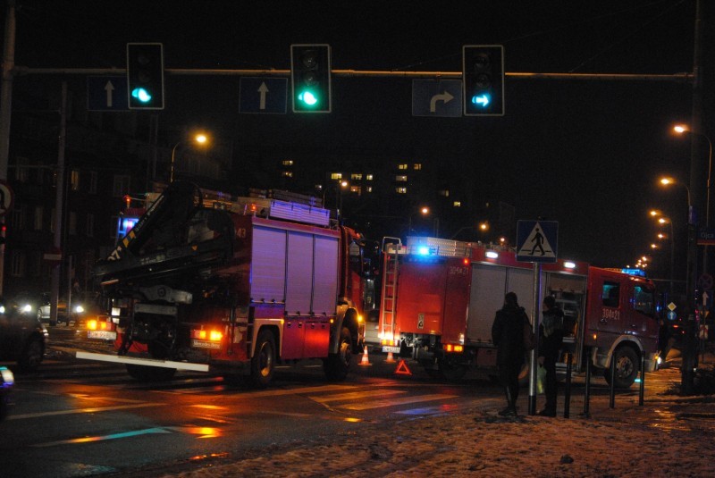 Wypadek dwóch aut na Hallera. Kierowca i 10-latka w szpitalu - Fot. Gregor Niegowski (Radio Wrocław)