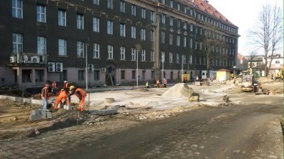 Wrocław: Budowa tymczasowego dworca PKS (Foto) - 3