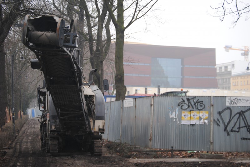 Nowe drzewa i ławki. Tak będą wyglądać okolice NFM