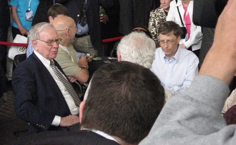 Bill Gates przyjedzie do nas na olimpiadę brydżową? - Na zdjęciu Warren Buffett i Bill Gates (fot.  Ethan Bloch/Flickr)