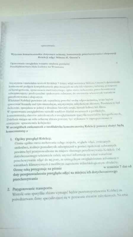 Wyniki ekspertyzy konserwatorskiej zdjęć Marilyn Monroe