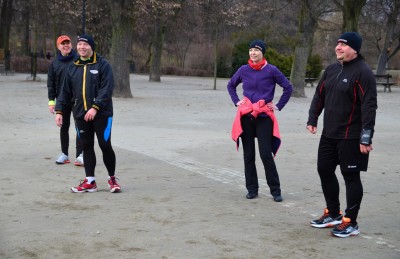 Biegowa drużyna Radia Wrocław po pierwszym treningu - 14