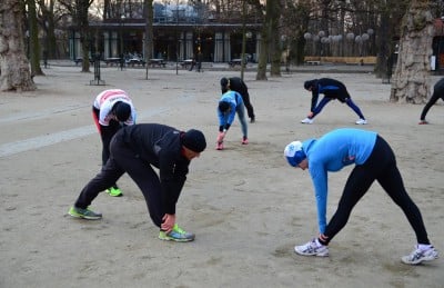 Biegowa drużyna Radia Wrocław po pierwszym treningu - 15