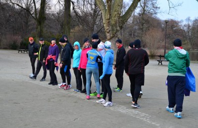 Biegowa drużyna Radia Wrocław po pierwszym treningu - 17