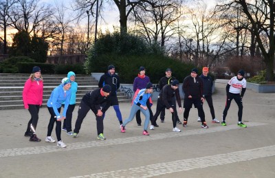 Biegowa drużyna Radia Wrocław po pierwszym treningu - 19