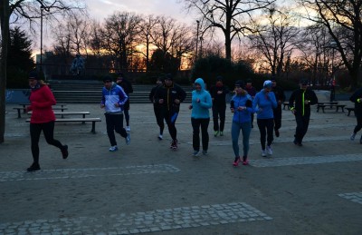 Biegowa drużyna Radia Wrocław po pierwszym treningu - 22