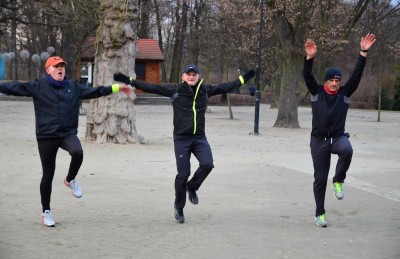 Biegowa drużyna Radia Wrocław po pierwszym treningu - 5