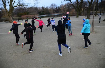 Biegowa drużyna Radia Wrocław po pierwszym treningu - 7