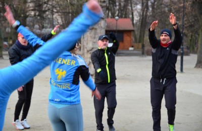 Biegowa drużyna Radia Wrocław po pierwszym treningu - 8