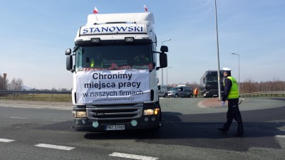 Blokady na DK8, protest na DK30 i A4 (ZOBACZ ZDJĘCIA) - 5