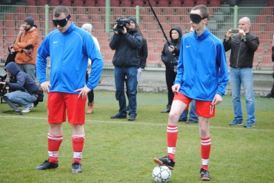 Śląsk trenował z reprezentacją Polski niewidomych (FILM) - 22
