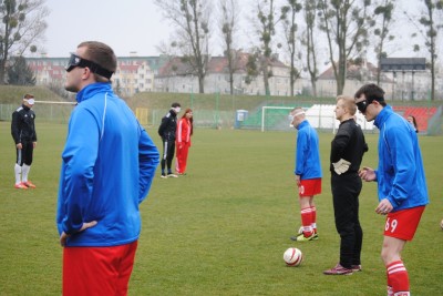 Śląsk trenował z reprezentacją Polski niewidomych (FILM) - 23