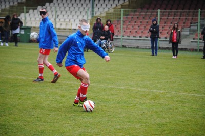 Śląsk trenował z reprezentacją Polski niewidomych (FILM) - 32