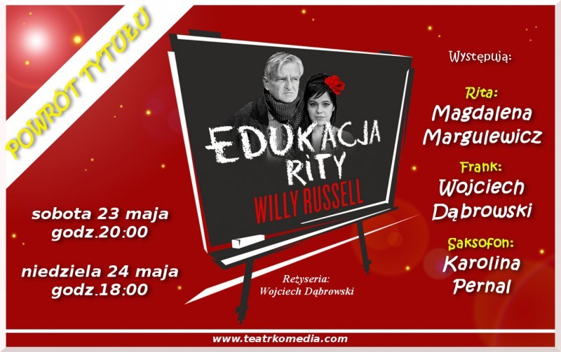 Edukacja Rity we Wrocławskim Teatrze Komedia - fot. WTK