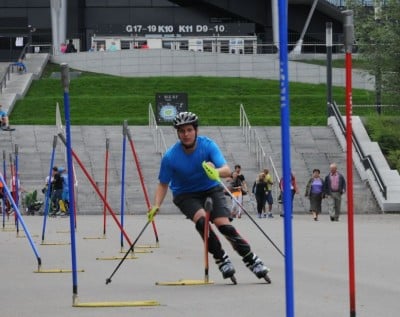 Inline Alpine: Slalom alpejski na rolkach pod stadionem - 9