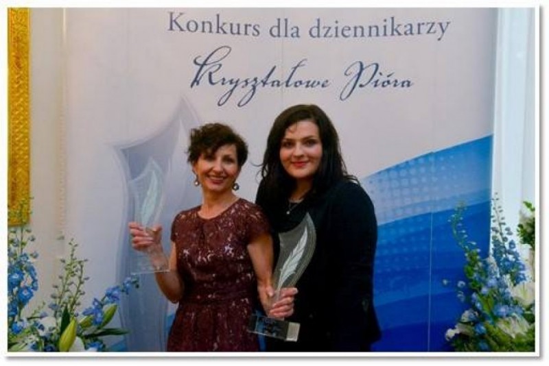 Kryształowe Pióro dla naszej koleżanki Eweliny Lis - www.servier.pl