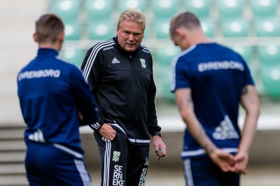 Piłkarze Śląska i IFK trenowali przed meczem eliminacji LE - 5