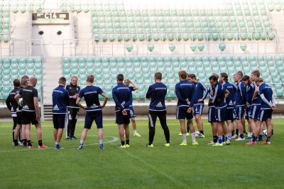 Piłkarze Śląska i IFK trenowali przed meczem eliminacji LE - 7