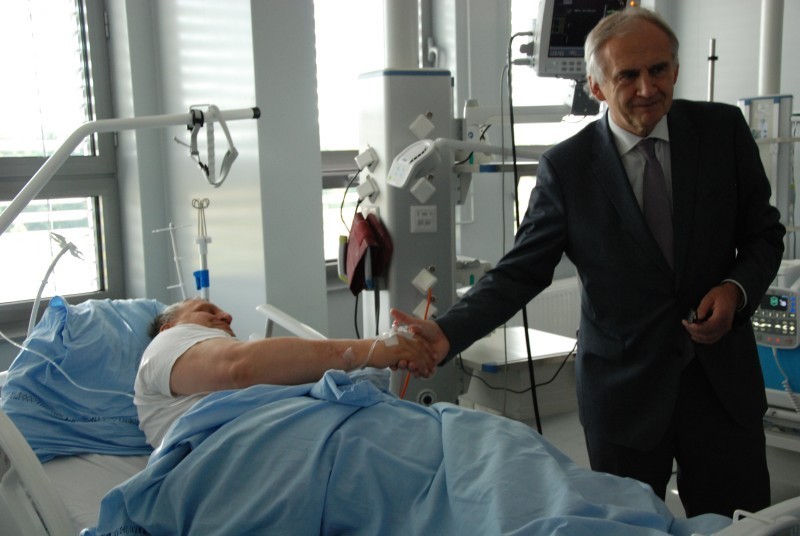 Minister Zembala wizytuje nowy szpital we Wrocławiu – fot. Elżbieta Osowicz