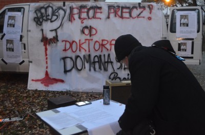 Pikieta w obronie doktora Domanasiewicza - 8