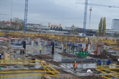 Radio Wrocław na budowie Wroclavii (ZOBACZ ZDJĘCIA)