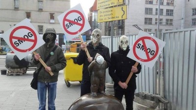 Aktywiści walczą o czyste powietrze we Wrocławiu