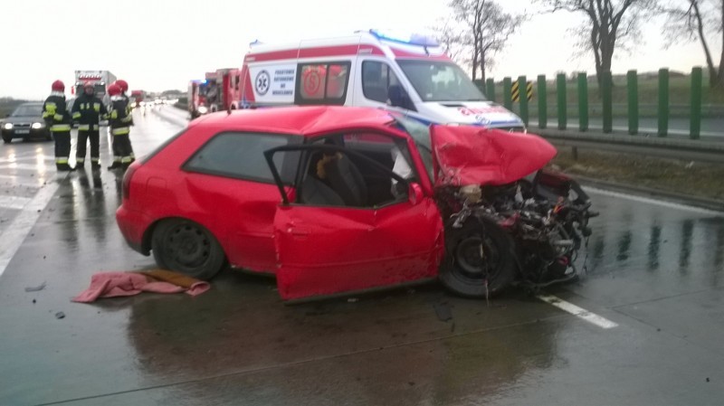 Wypadek na autostradzie A4 (ZOBACZ ZDJĘCIA) - 