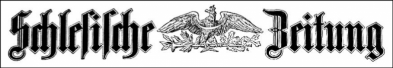 Stąd do historii: "Schlesische Zeitung" - fot. Unbekant/de.wikipedia.org (Creative Commons)