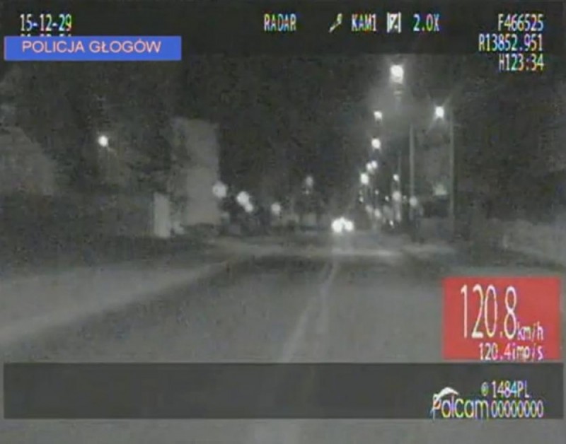 Nocny pościg ulicami Głogowa - fot. dolnoslaska.policja.gov.pl