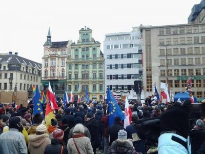 Manifestacja KOD we Wrocławiu (ZOBACZ ZDJĘCIA) - 5