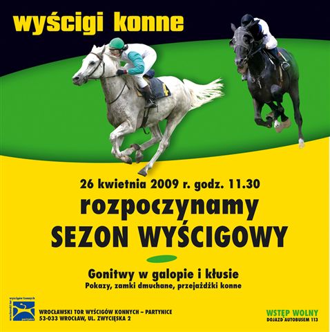 Wrocławski Tor Wyścigów Konnych. Bomba w górę! - 