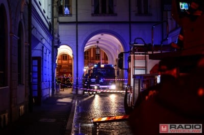 Pożar w budynku Urzędu Miejskiego we Wrocławiu [FILM i ZDJĘCIA]