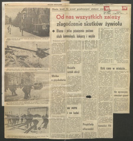 REPORTAŻ: Zima stulecia we Wrocławiu - 2