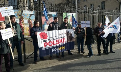 Pikieta narodowców przy wrocławskim Podwalu - 3