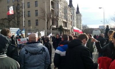 Pikieta narodowców przy wrocławskim Podwalu - 9