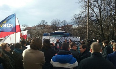 Pikieta narodowców przy wrocławskim Podwalu - 11