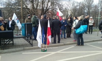 Pikieta narodowców przy wrocławskim Podwalu - 2